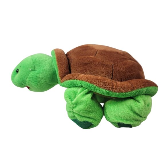 Webkinz Turtle Plush Green Stuffed Animal Beans In Feet Ganz No Codes HM150 - Picture 3 of 10